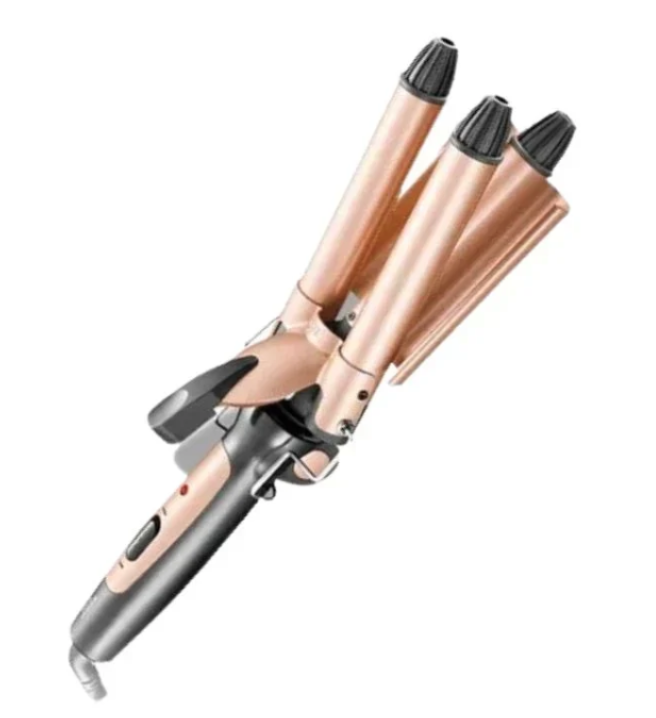 Ondulator pentru par Kemei KM 1010A cu 3 tuburi